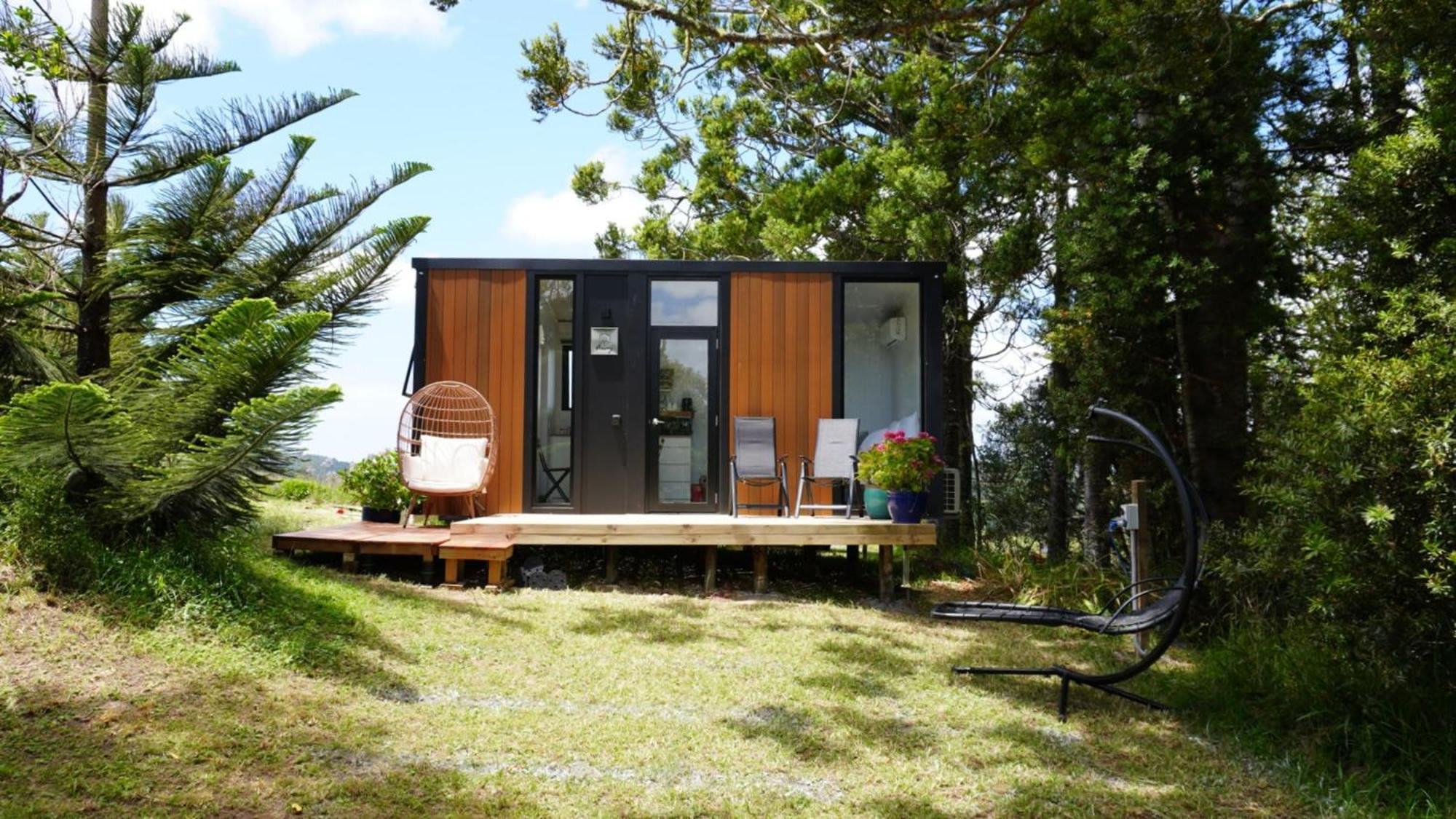 Vila The Kauri Getaway By Tiny Away Waitoki Exteriér fotografie