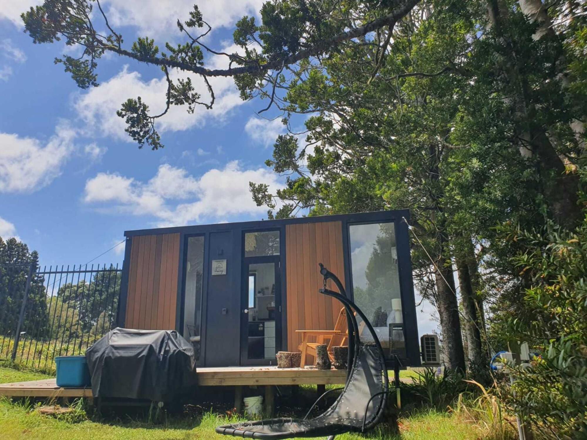 Vila The Kauri Getaway By Tiny Away Waitoki Exteriér fotografie